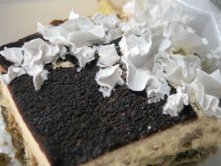 Tiramisu dessert from Italian Restaurant の写真素材