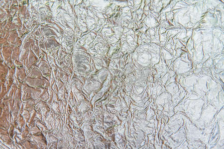 Silver foil texture for backgroundの写真素材
