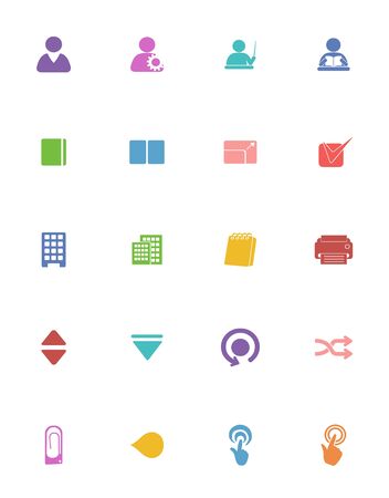 illustration of web design icon collectionのイラスト素材