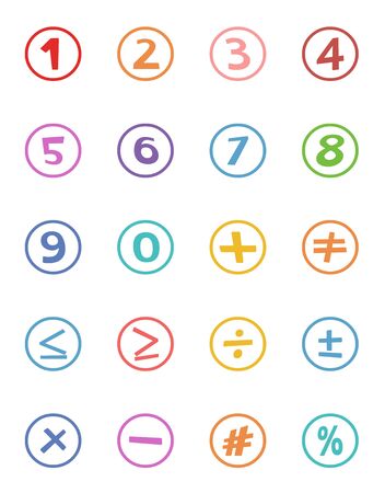 illustration of web design icon collectionのイラスト素材