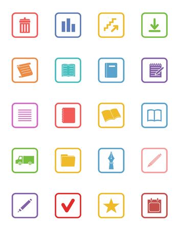 illustration of web design icon collectionのイラスト素材