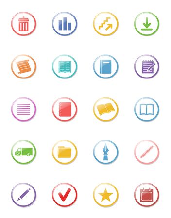 illustration of web design icon collectionのイラスト素材