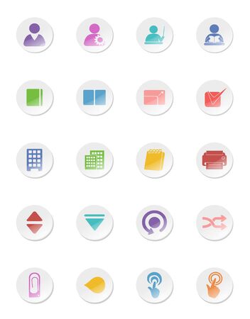illustration of web design icon collectionのイラスト素材