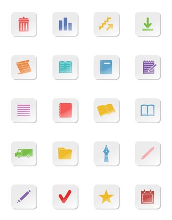 illustration of web design icon collectionのイラスト素材