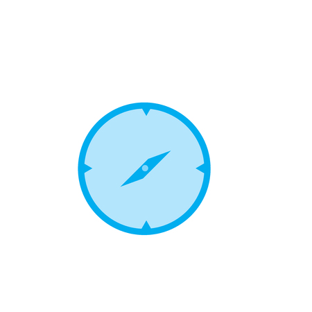 Compass icon vector isolated on white background for your web and mobile app design, Compass logo conceptのイラスト素材