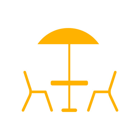 Terrace icon vector isolated on white background for your web and mobile app design, Terrace conceptのイラスト素材