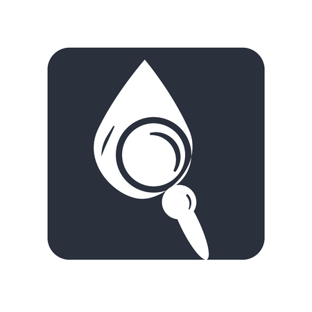 Blood analysis icon vector isolated on white background for your web and mobile app design, Blood analysis logo conceptのイラスト素材