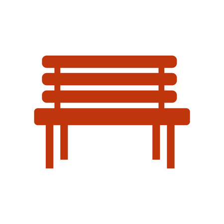 Bench icon vector isolated on white background for your web and mobile app design, Bench logo conceptのイラスト素材