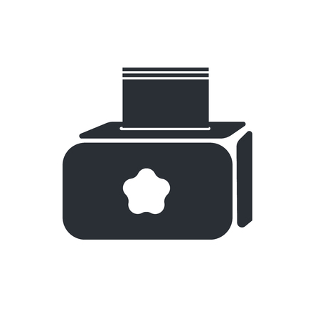 Paper Mill icon vector isolated on white background for your web and mobile app design, Paper Mill logo conceptのイラスト素材