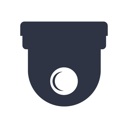 Security camera icon vector isolated on white background for your web and mobile app design, Security camera logo conceptのイラスト素材