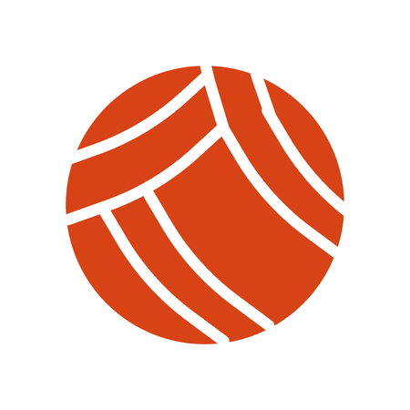 Volleyball icon vector isolated on white background for your web and mobile app design, Volleyball logo conceptのイラスト素材