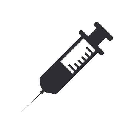 Needle icon vector isolated on white background for your web and mobile app design, Needle logo conceptのイラスト素材