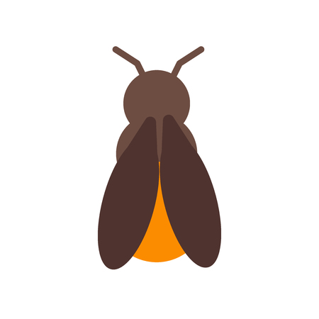 Firefly icon vector isolated on white background for your web and mobile app design, Firefly logo conceptのイラスト素材