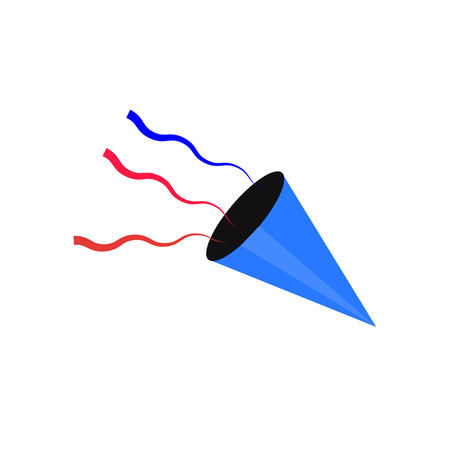 Confetti icon vector isolated on white background for your web and mobile app design, Confetti logo conceptのイラスト素材