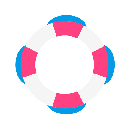 Lifesaver icon vector isolated on white background for your web and mobile app design, Lifesaver logo conceptのイラスト素材