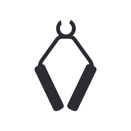 Pliers icon vector isolated on white background for your web and mobile app design, Pliers logo conceptのイラスト素材