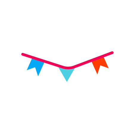 Garlands icon vector isolated on white background for your web and mobile app design, Garlands logo conceptのイラスト素材