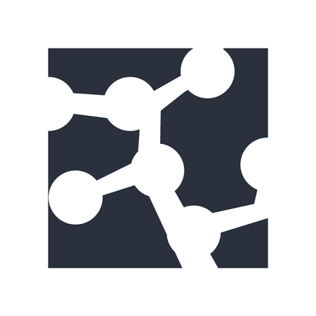 Biology shape icon vector isolated on white background for your web and mobile app design, Biology shape logo conceptのイラスト素材