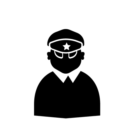 Militar icon vector isolated on white background for your web and mobile app design, Militar logo conceptのイラスト素材