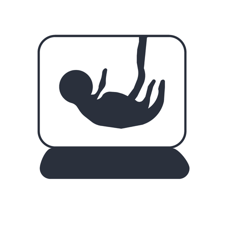 Pregnancy icon vector isolated on white background for your web and mobile app design, Pregnancy logo conceptのイラスト素材