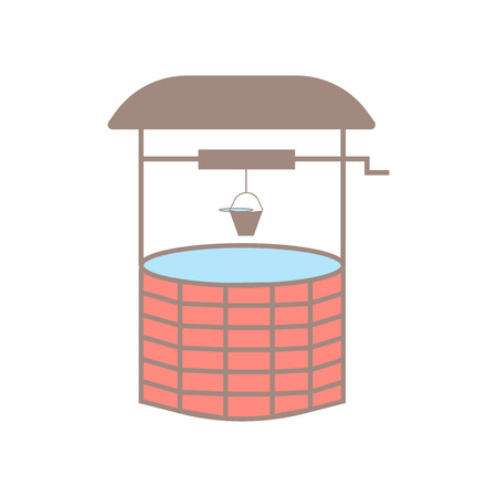 Well icon vector isolated on white background for your web and mobile app design, Well logo conceptのイラスト素材