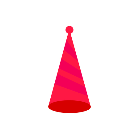 Party hat icon vector isolated on white background for your web and mobile app design, Party hat logo conceptのイラスト素材