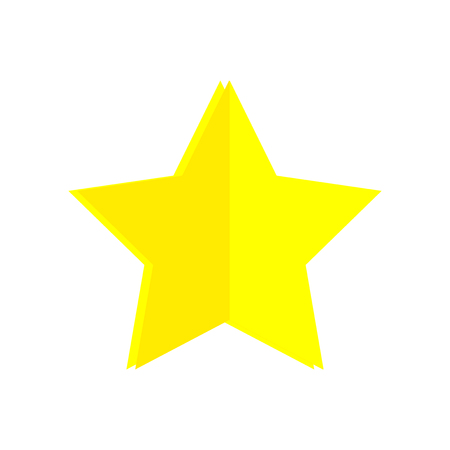 Star icon vector isolated on white background for your web and mobile app design, Star logo conceptのイラスト素材