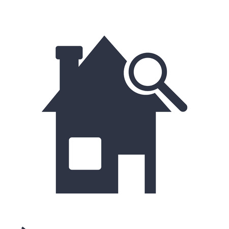 Real estate icon vector isolated on white background for your web and mobile app design, Real estate logo conceptのイラスト素材