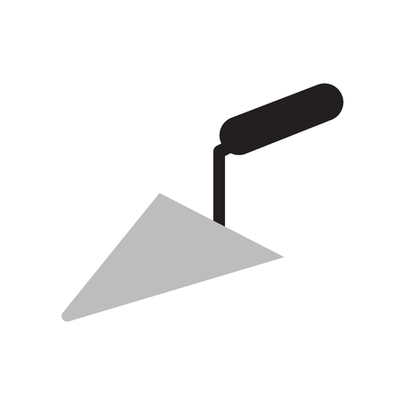 Trowel icon vector isolated on white background for your web and mobile app design, Trowel logo conceptのイラスト素材