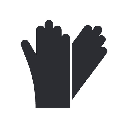 Glove icon vector isolated on white background for your web and mobile app design, Glove logo conceptのイラスト素材