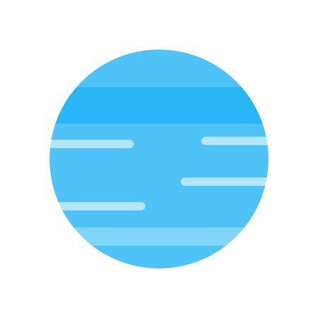 Neptune icon vector isolated on white background for your web and mobile app design, Neptune logo conceptのイラスト素材