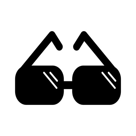 Childish eyeglasses icon vector isolated on white background for your web and mobile app design, Childish eyeglasses logo conceptのイラスト素材