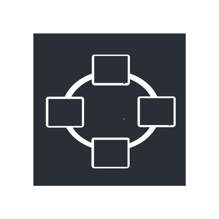 Network Connection icon vector isolated on white background for your web and mobile app design, Network Connection logo conceptのイラスト素材