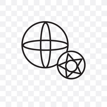 Soccer vector icon isolated on transparent background, Soccer logo conceptのイラスト素材