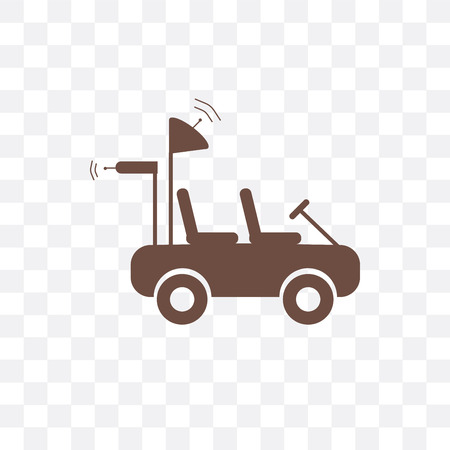 Moon rover vector icon isolated on transparent background, Moon rover logo conceptのイラスト素材