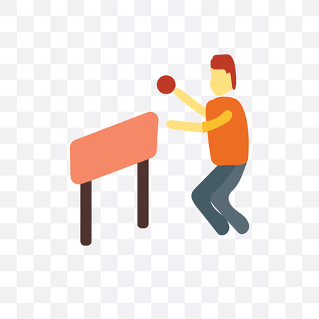 Handball vector icon isolated on transparent background, Handball  conceptのイラスト素材