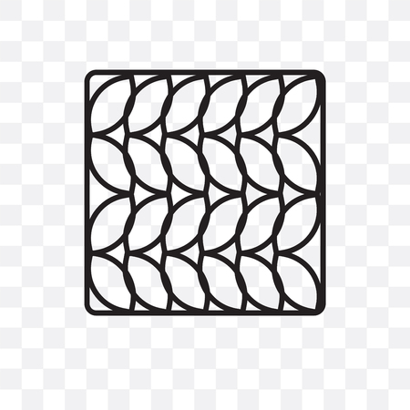 Pattern vector icon isolated on transparent background, Pattern  conceptのイラスト素材