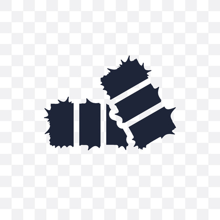 Bale transparent icon. Bale symbol design from Agriculture, Farming and Gardening collection. Simple element vector illustration on transparent background.のイラスト素材