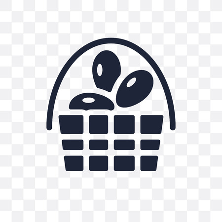 Egg transparent icon. Egg symbol design from Agriculture, Farming and Gardening collection. Simple element vector illustration on transparent background.のイラスト素材