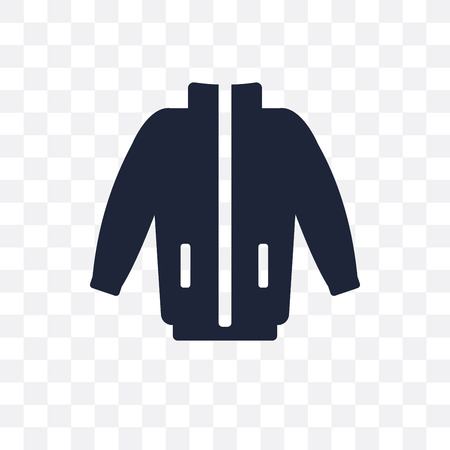 windbreaker transparent icon. windbreaker symbol design from Clothes collection. Simple element vector illustration on transparent background.のイラスト素材