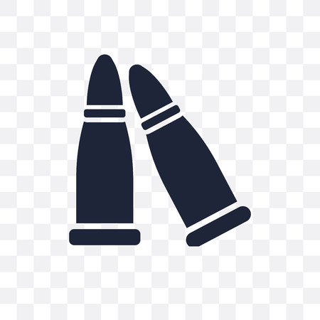 Two Bullets transparent icon. Two Bullets symbol design from Army collection.のイラスト素材