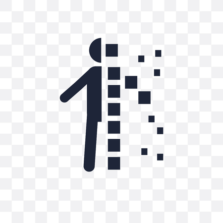 in love human transparent icon. in love human symbol design from Feelings collection. Simple element vector illustration on transparent background.のイラスト素材