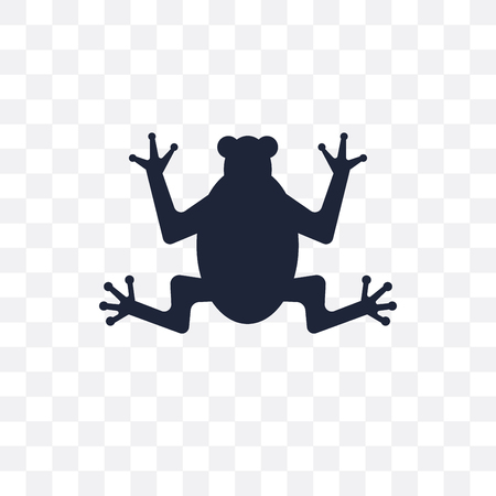 toad transparent icon. toad symbol design from Fairy tale collection. Simple element vector illustration on transparent background.のイラスト素材
