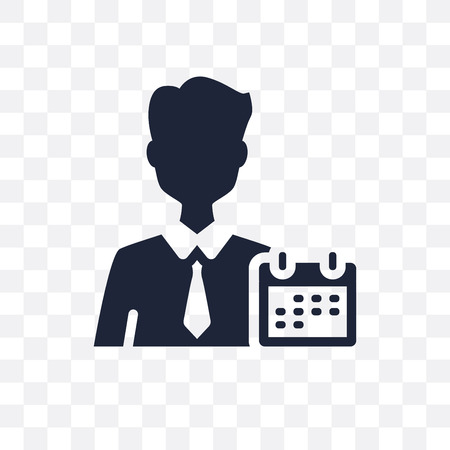 Appointment transparent icon. Appointment symbol design from Human resources collection.のイラスト素材