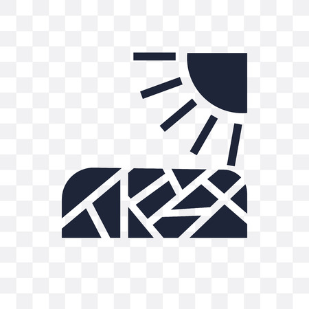 Drought transparent icon. Drought symbol design from Weather collection. Simple element vector illustration on transparent background.のイラスト素材