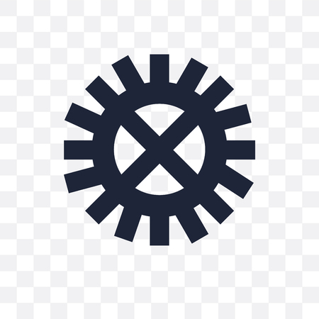 Rotary transparent icon. Rotary symbol design from Sew collection. Simple element vector illustration on transparent background.のイラスト素材