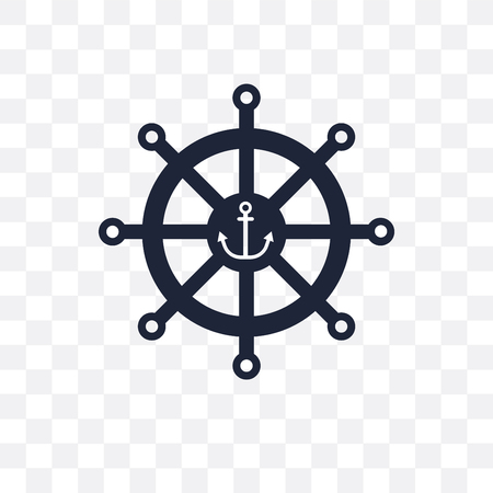 marine transparent icon. marine symbol design from Nautical collection. Simple element vector illustration on transparent background.のイラスト素材