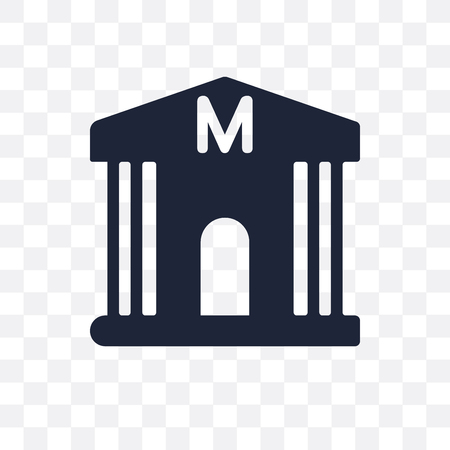 Building transparent icon and symbol design from Architecture building collection. Simple element vector illustration on transparent background.のイラスト素材