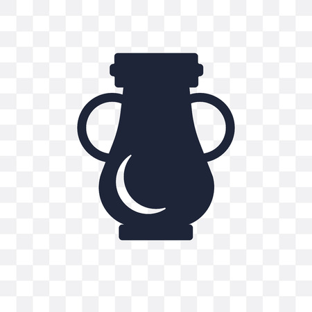 Ceramic transparent icon. Simple element vector illustration on transparent background.のイラスト素材