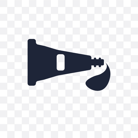 Paint tube transparent icon. Paint tube symbol design from Sew collection. Simple element vector illustration on transparent background.のイラスト素材